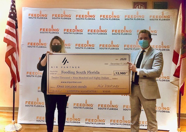 Air Partner donates to Feeding South Florida 2020