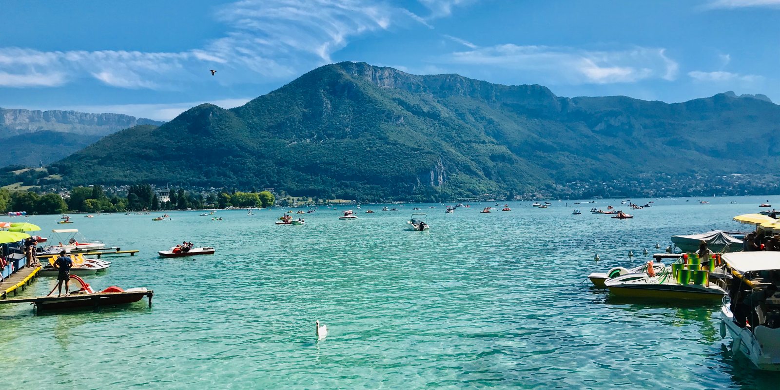 Lake Annecy in summertime