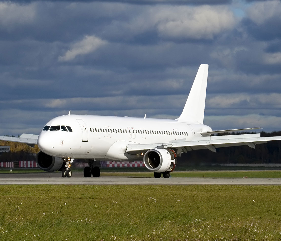 Airbus A320 private aircraft charter preparing for flight