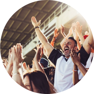 College sports spectators